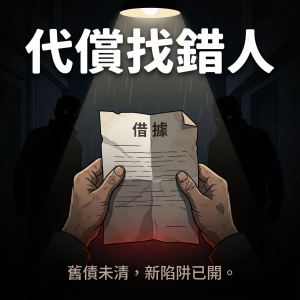 高利貸代償找錯人怎麼辦?