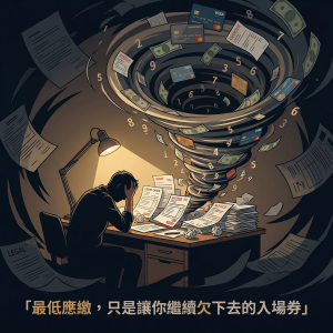 信用卡繳最低 不僅信用評分降低 更增加每個月負擔!!