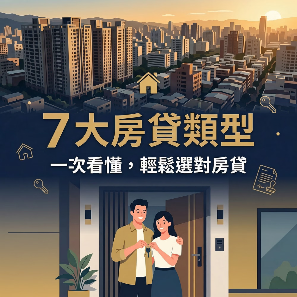 房貸種類有哪些？一次看懂 7 大房貸類型
