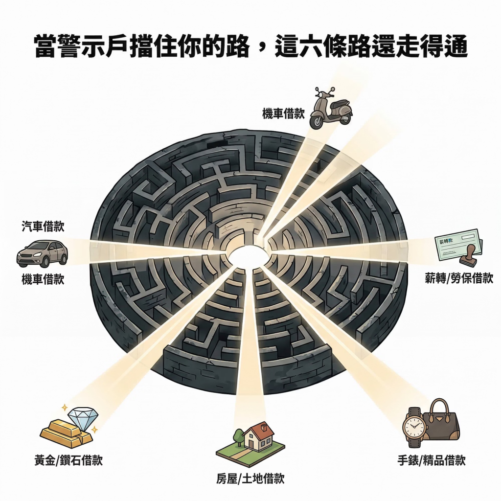 警示戶貸款六大替代方案