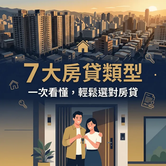 房貸種類有哪些?一次看懂 7 大房貸類型