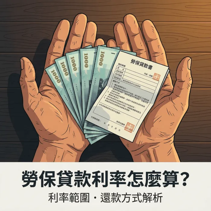 勞保貸款利率怎麼算?利率範圍、還款方式完整解析