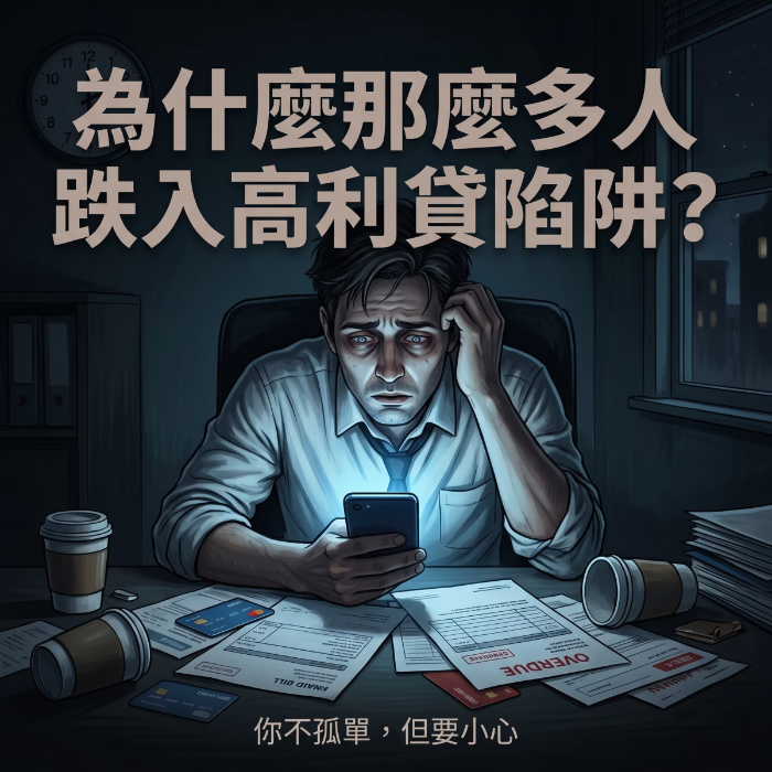為什麼很多人會碰到高利貸？